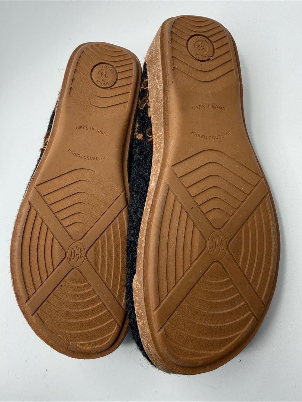 Taos Woolderness 2 Women's Open Back Clogs Navy Wool Size 42(US 11-11.5) - Picture 6 of 7
